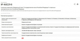 ГОСДУМА РАССМОТРИТ ЗАКОНОПРОЕКТ ОБ ОГРАНИЧЕНИИ ИСПОЛЬЗОВАНИЯ ИНОСТРАННЫХ СЛОВ В ПРИОРИТЕТНОМ ПОРЯДКЕ