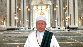 Поздравление муфтия Духовного собрания мусульман России Альбира хазрата Крганова по случаю наступления благословенного месяца Рамадан