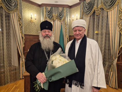 Муфтий Альбир хазрат Крганов провел встречу с представителями Православной церкви в Казани